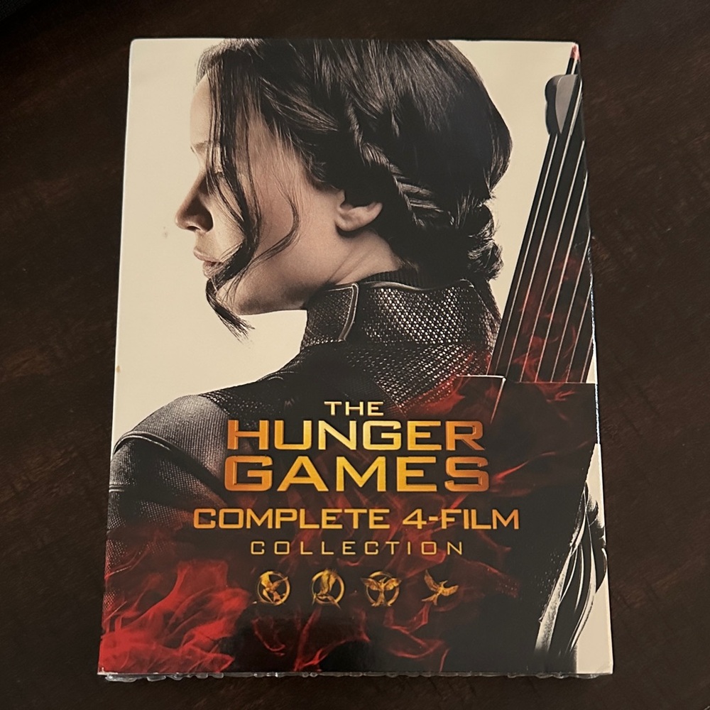 The Hunger Games-
The complete 4-film collection on DVD